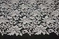 White elastic lace 140cm wide