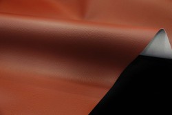 Furnishing leatherette in brown color 140cm width