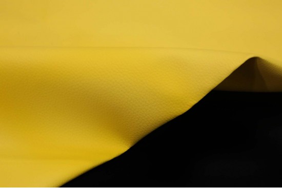 Δερματίνη επιπλώσεων σε κίτρινο χρώμα 140cm φάρδος