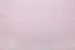 Plaid fabric in white and pink with a width of 140cm
