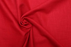 Linen fabric red 150cm wide
