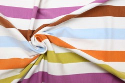 Striped mako fabric 170cm wide