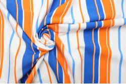 Striped mako fabric 180cm wide