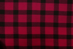 Wool checkered fabric with a width of 150cm