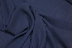 Muslin fabric dark blue 150cm width