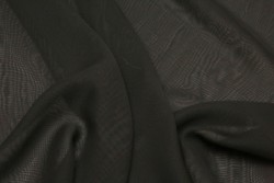 Muslin fabric black 150cm width
