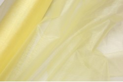 Οργαντίνα κίτρινη 150cm φάρδος 