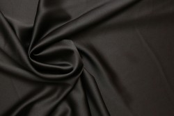 Satin rashmere black 150cm width