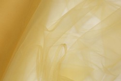 Soft tulle with a width of 160cm in yellow color