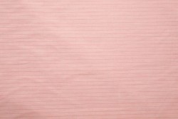 Βαμβακερό ύφασμα ριγέ με απαλό ροζ χρώμα και φάρδος 150cm