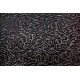 Ύφασμα βελούδο σε μαύρο χρώμα με ανάγλυφα σχέδια 110cm