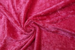 Velvet fabric in fuchsia color 150cm