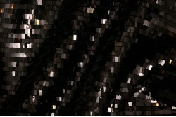 Evening fabric with black sequins 140cm