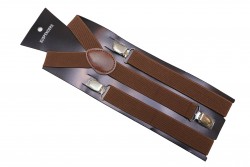 Braces in dark brown color with a width of 250mm