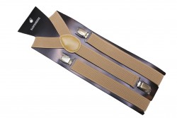 Braces in beige color with a width of 250mm