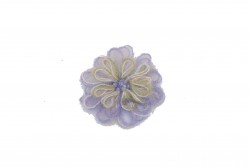 Pin with thread in flower pattern and diameter 60mm