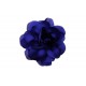 Καρφίτσα σατέν άνθος με διάμετρο 13cm σε σκούρο μπλε χρώμα