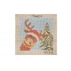 Παιδικό κιτ κεντήματος (μαξιλάρι) με σχέδιο τάρανδος 35Χ35cm (Χριστουγεννιάτικο)