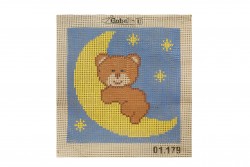 Μαξιλάρι παιδικό αρκουδάκι με φεγγάρι 