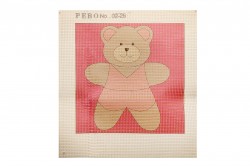 Embroidery pillow bear 