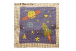Μαξιλάρι παιδικό διάστημα και πύραυλος 