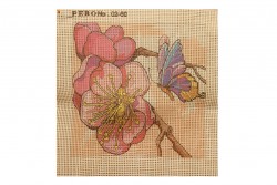 Μαξιλάρι παιδικό άνθη και πεταλούδα