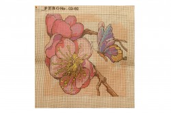 Μαξιλάρι παιδικό άνθη και πεταλούδα