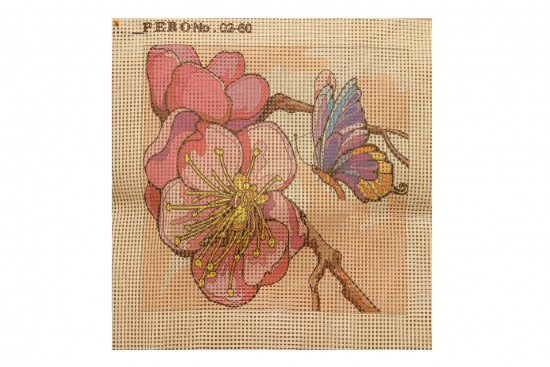 Μαξιλάρι παιδικό άνθη και πεταλούδα