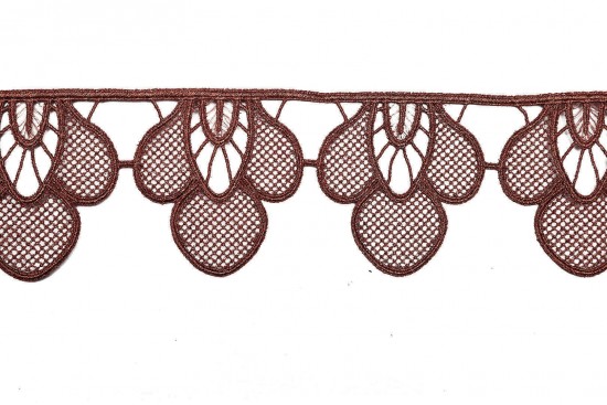 Λασέ δαντέλα σε μπρονζέ χρώμα 95mm