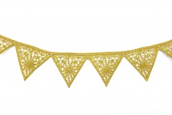 Λασέ Δαντέλα σε χρυσό μεσαίο χρώμα 60mm