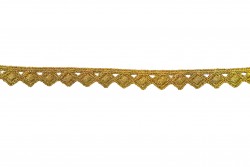 Λασέ Δαντέλα σε χρυσό μεσαίο χρώμα 15mm