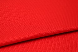 Embroidery fabric red color 180cm 