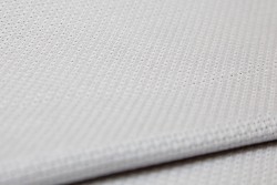 Embroidery fabric white color 150cm 