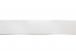 Canvas ribbon for knitting 55mm white