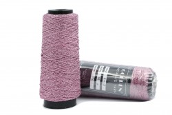 Κλωστή κεντήματος αλυσιδάκι Golden Metallic Yarn 9-15 σε χρώμα ροζ