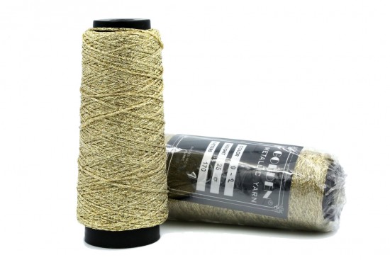 Κλωστή κεντήματος αλυσιδάκι Golden Metallic Yarn 9-2 σε χρυσό χρώμα