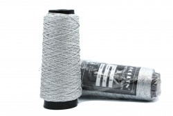 Κλωστή κεντήματος αλυσιδάκι Golden Metallic Yarn 9-1 σε ασημί χρώμα