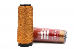 Κλωστή κεντήματος εξάκλωνη Golden Metallic Yarn 6-2 σε πορτοκαλί χρώμα
