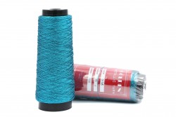 Κλωστή κεντήματος τρίκλωνη Golden Metallic Yarn 3-18 σε μπλε χρώμα