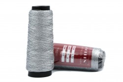 Κλωστή κεντήματος τρίκλωνη Golden Metallic Yarn 3-13 σε ασημί χρώμα