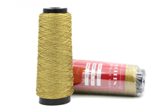 Κλωστή κεντήματος τρίκλωνη Golden Metallic Yarn 3-11 σε χρυσό χρώμα