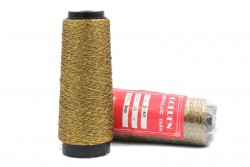 Κλωστή κεντήματος τρίκλωνη Golden Metallic Yarn 3-411 σε χρυσό χάλκινο χρώμα 
