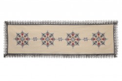 Μετρητό Κέντημα τραβέρσα 40Χ130cm Χιονονιφάδες