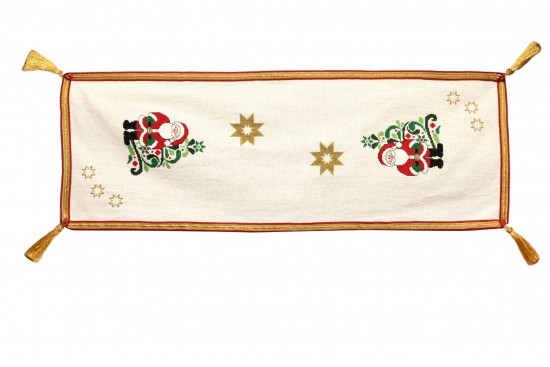 Μετρητό Κέντημα τραβέρσα 40Χ120cm Άγιος Βασίλης - Χριστουγεννιάτικο