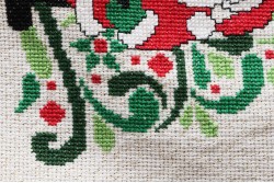 Μετρητό Κέντημα τραβέρσα 40Χ120cm Άγιος Βασίλης - Χριστουγεννιάτικο