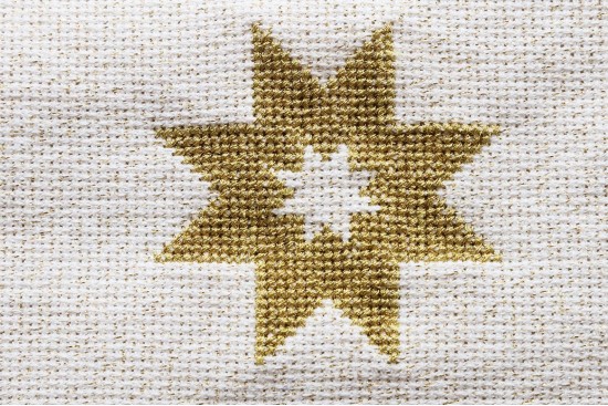 Μετρητό Κέντημα τραβέρσα 40Χ120cm Άγιος Βασίλης - Χριστουγεννιάτικο