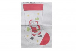 Emproidery crossstich 30Χ45cm Christmas Santa Claus