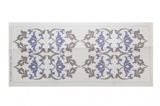 Κέντημα σεμέν 40X93cm σε μοντέρνο σχέδιο με άνθη