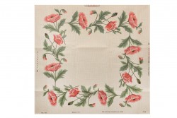Κέντημα καρέ 100X100cm σε σχέδιο άνθη
