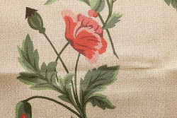 Κέντημα καρέ 100X100cm σε σχέδιο άνθη